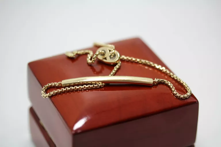 ZŁOTA BRANSOLETKA P: 585 W: 5,45 G. D: 25 CM