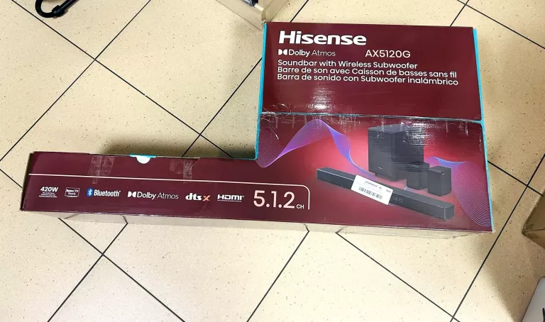 SOUNDBAR HISENSE AX5120G KOMPLET