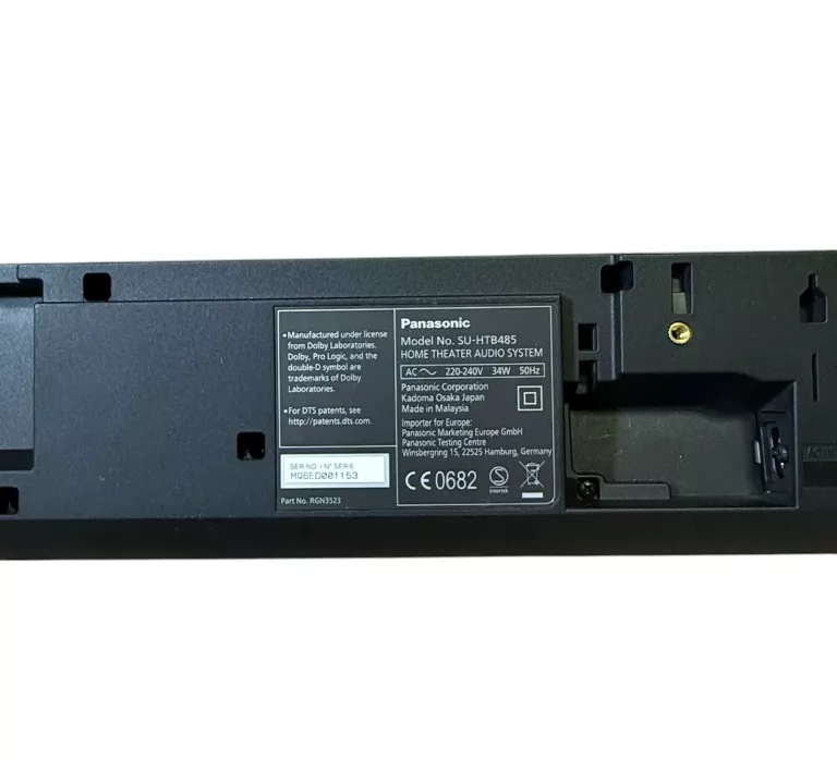 SOUNDBAR PANASONIC SU-HTB485