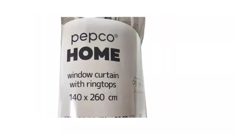 ZASŁONY PEPCO HOME 140X260CM W KWIATY