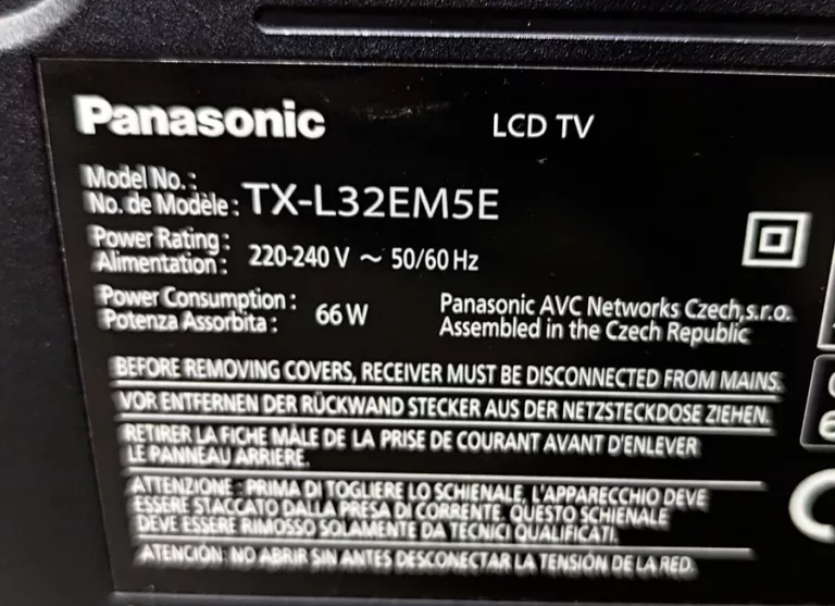 TELEWIZOR PANASONIC TX-L32EM5E 32" LCD