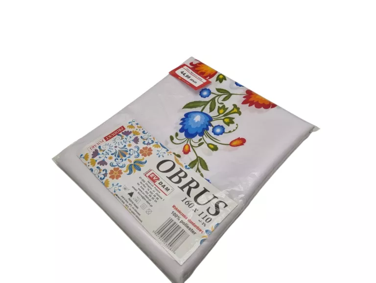 OBRUS PLAMOODPORNY POLIESTER 160X110