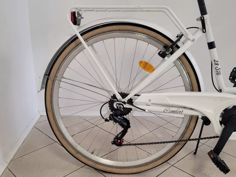 ROWER MIEJSKI CITY BIKE KANDS COMFORT 18" PRZERZUTKI SHIMANO KOŁA 28"