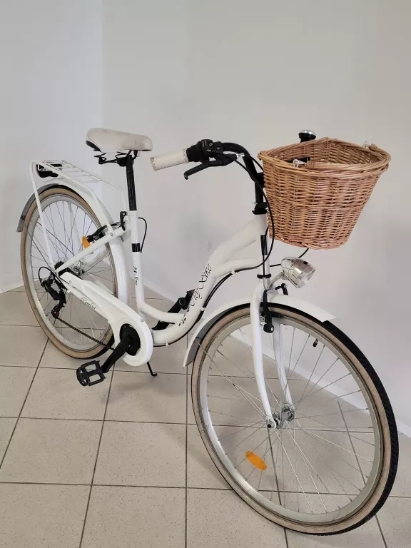 ROWER MIEJSKI CITY BIKE KANDS COMFORT 18" PRZERZUTKI SHIMANO KOŁA 28"