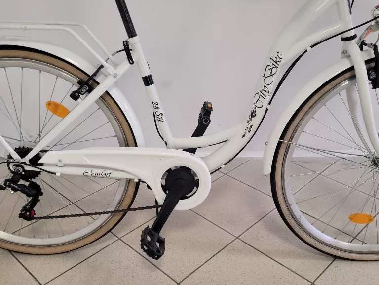 ROWER MIEJSKI CITY BIKE KANDS COMFORT 18" PRZERZUTKI SHIMANO KOŁA 28"