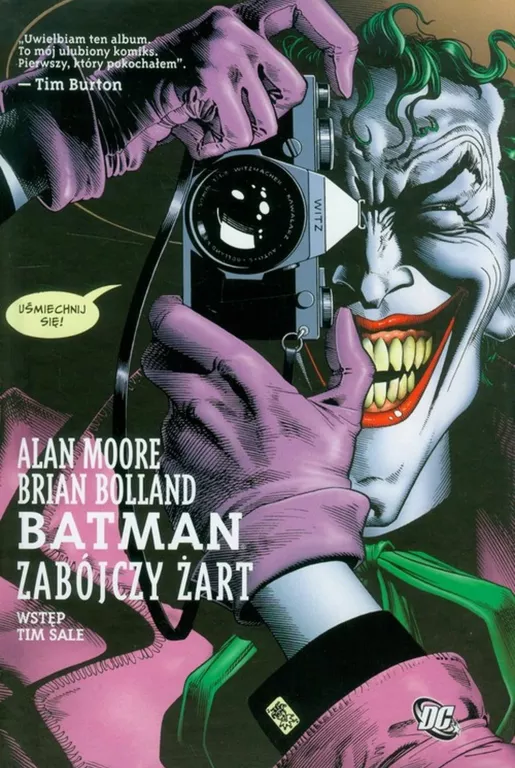 CZADOWY KOMIKS BATMAN - ZABÓJCZY ŻART ALAN MOORE BRIAN BOLLAND OP. TWARDA