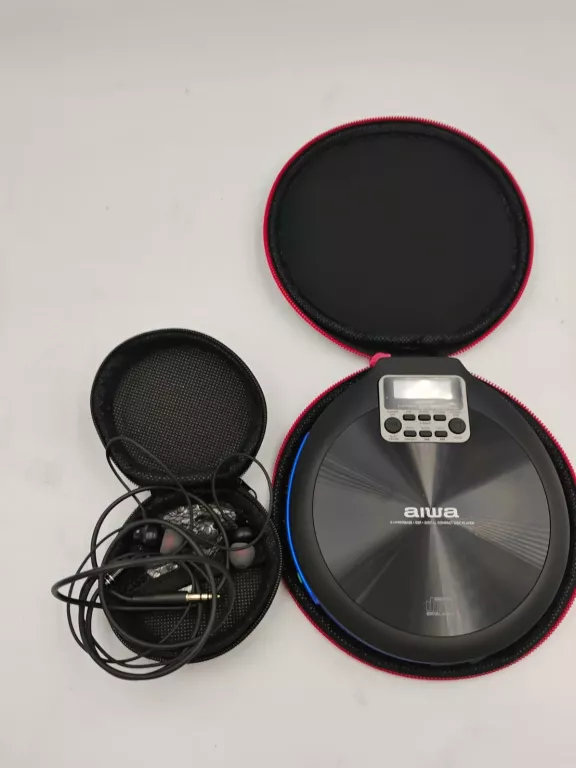 PRZENOŚNY ODTWARZACZ AIWA PCD-810MKII + POKROWIEC + SŁUCHAWKI