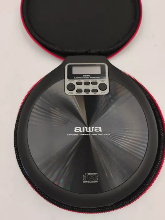 PRZENOŚNY ODTWARZACZ AIWA PCD-810MKII + POKROWIEC + SŁUCHAWKI