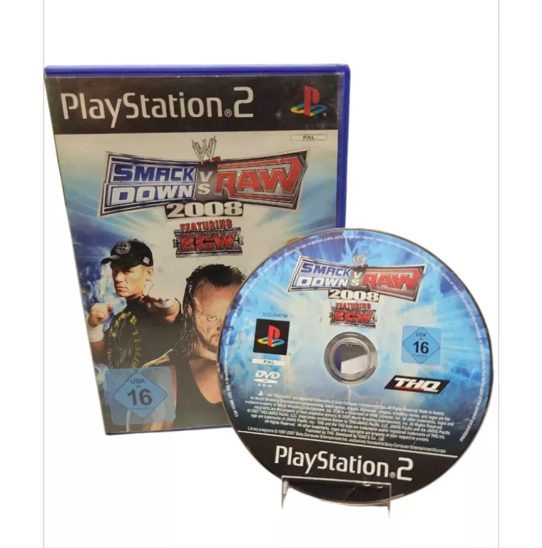 GRA SMACK DOWN&RAW 2008 NA PS2 WARTO OKAZJA