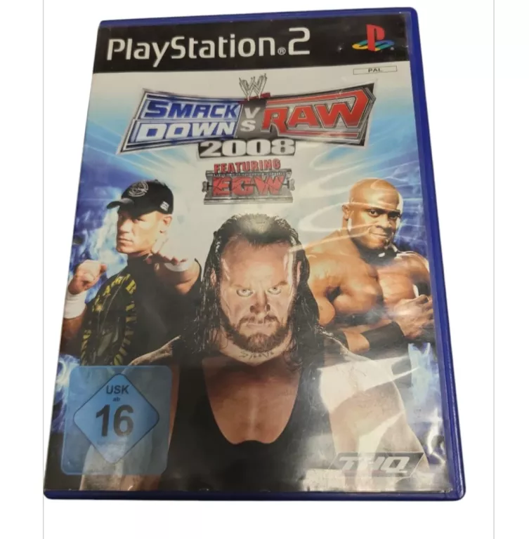 GRA SMACK DOWN&RAW 2008 NA PS2 WARTO OKAZJA