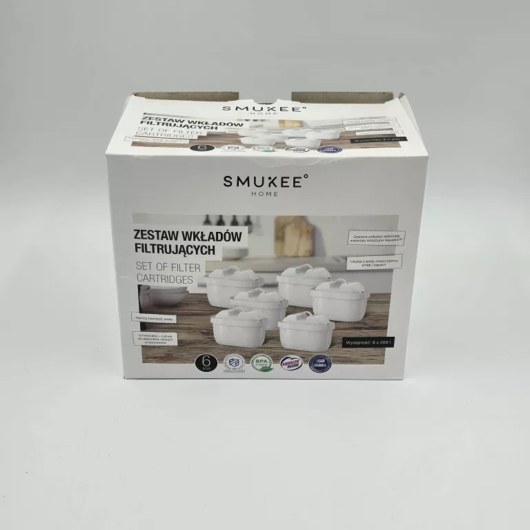 ZESTAW WKŁADÓW FILTRUJĄCYCH SMUKEE HOME