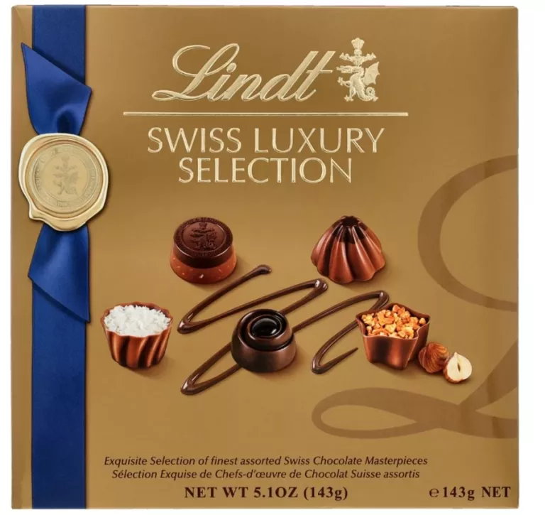 BOMBONIERKA LINDT SWISS LUXURY SELECTION 145G