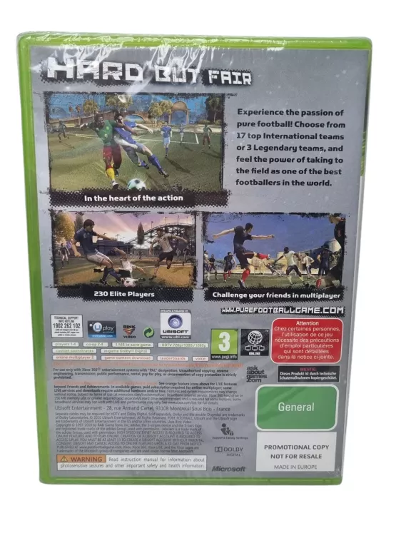 GRA NA XBOX 360 PURE FOOTBALL