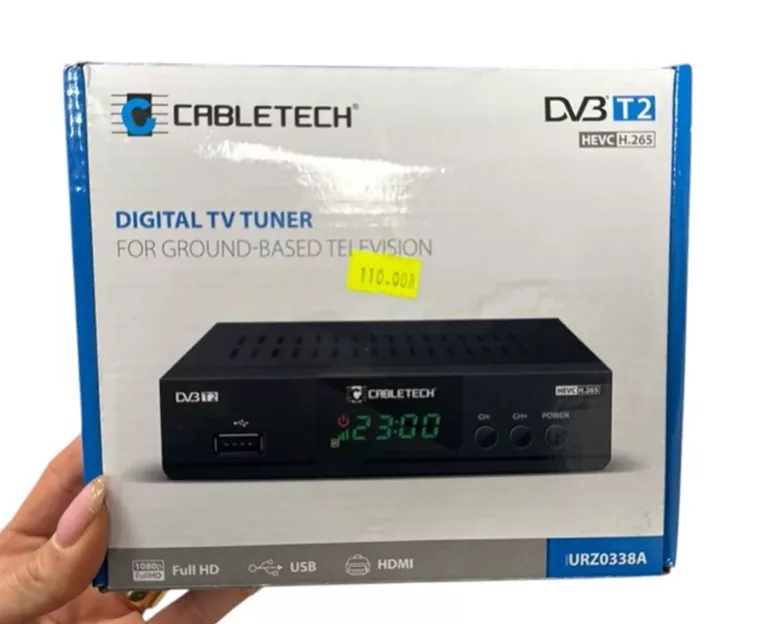 DEKODER CABLETECH DVB T2 URZ033A / KOMPLET!