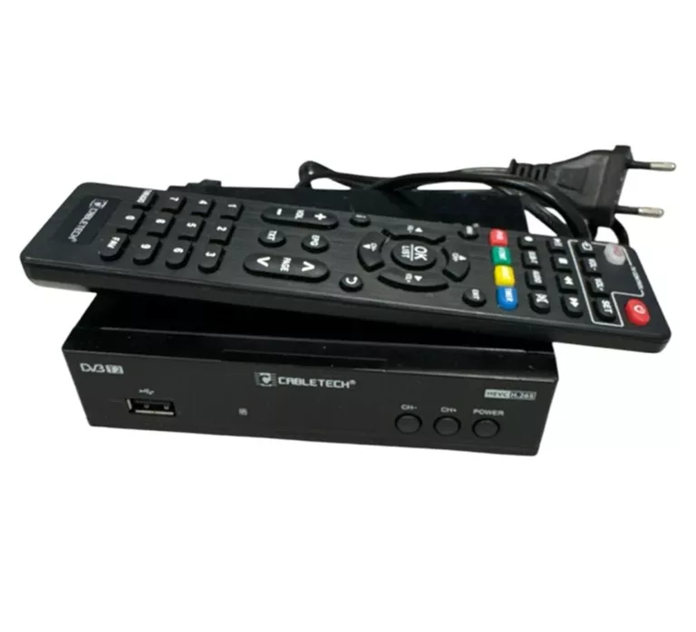 DEKODER CABLETECH DVB T2 URZ033A / KOMPLET!