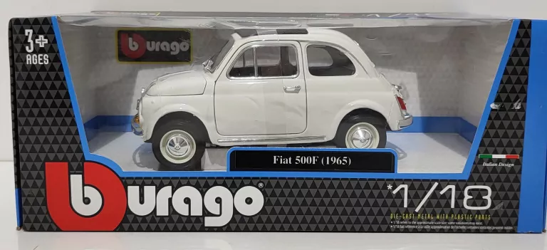 SAMOCHÓD FIAT 500F 1965 BBURAGO 1/18