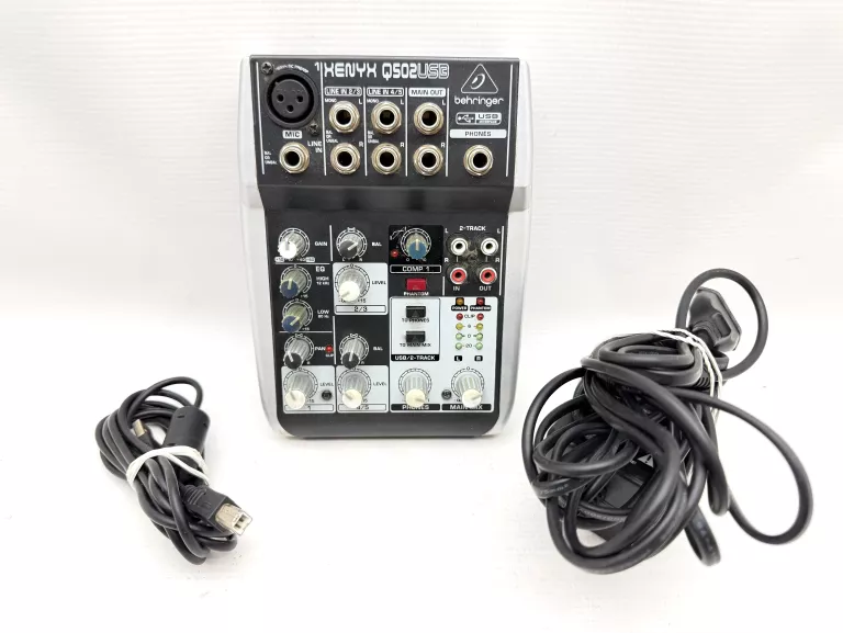 MIKSER BEHRINGER XENYX Q502USB + ZASILACZ+KABEL USB