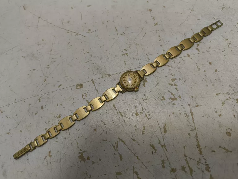 ZEGAREK DAMSKI CZAJKA POZŁACANY 17 JEWELS