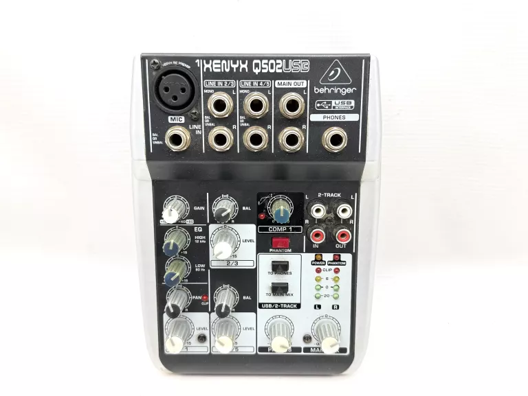 MIKSER BEHRINGER XENYX Q502USB + ZASILACZ+KABEL USB