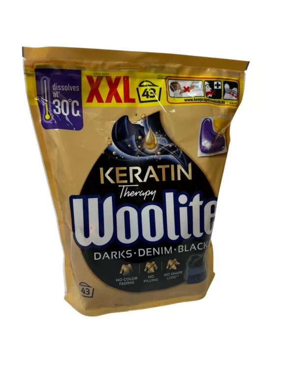 KAPSUŁKI DO PRANIA WOOLITE XXL 43 SZT. DARK BLACK