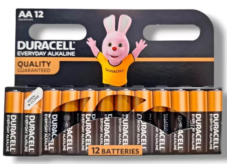 BATERIA  DURACELL EVERYDAY ALKALINE AAA 12SZT