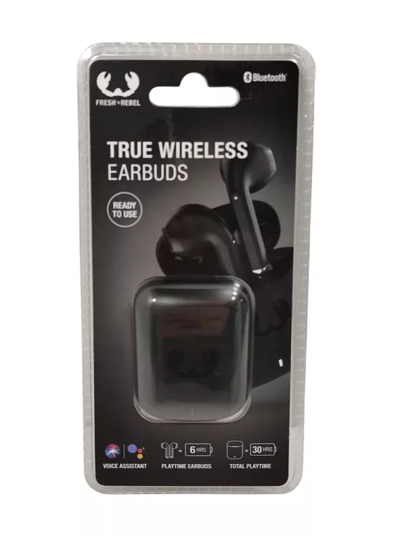 SŁUCHAWKI BLUETOOTH DOUSZNE FRESH 'N REBEL 3ATW1100BL TRUE WIRELESS CZARNE