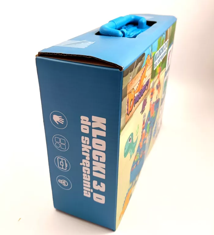 KLOCKI KONSTRUKCYJNE 3D DO SKRĘCANIA DINOZAURY