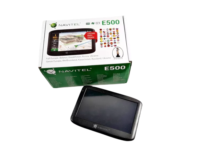 NAWIGACJA SAMOCHODOWA NAVITEL E500 EUROPA DOŻYWOTNIE MAPY SUEPR ZESTAW!
