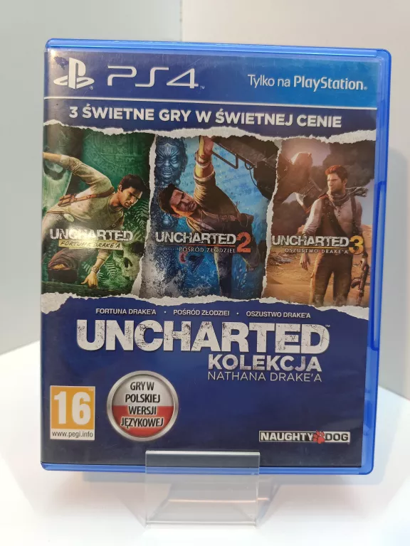 GRA NA PS4 - UNCHARTED KOLEKCJA NATHANA DRAKE'A PL