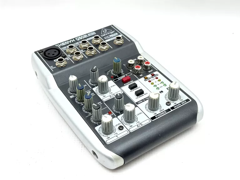 MIKSER BEHRINGER XENYX Q502USB + ZASILACZ+KABEL USB