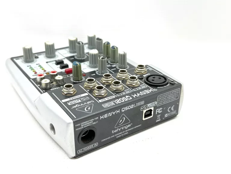 MIKSER BEHRINGER XENYX Q502USB + ZASILACZ+KABEL USB