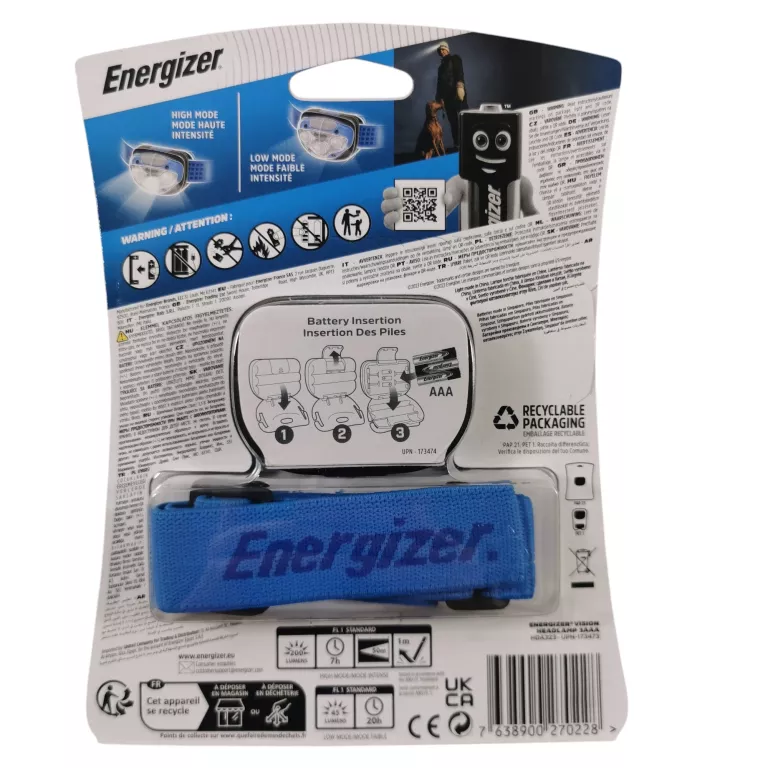 CZOŁÓWKA LATARKA ENERGIZER VISION HD 200