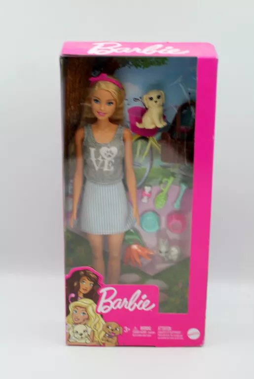 LALKA BARBIE OPIEKUNKA ZWIERZĄT MATTEL FPR48