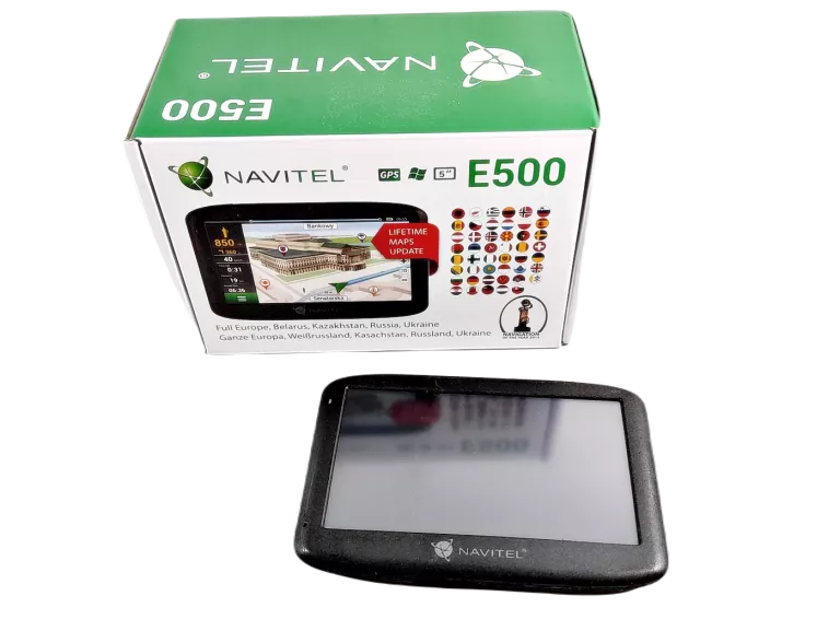 NAWIGACJA SAMOCHODOWA NAVITEL E500 EUROPA DOŻYWOTNIE MAPY SUEPR ZESTAW!