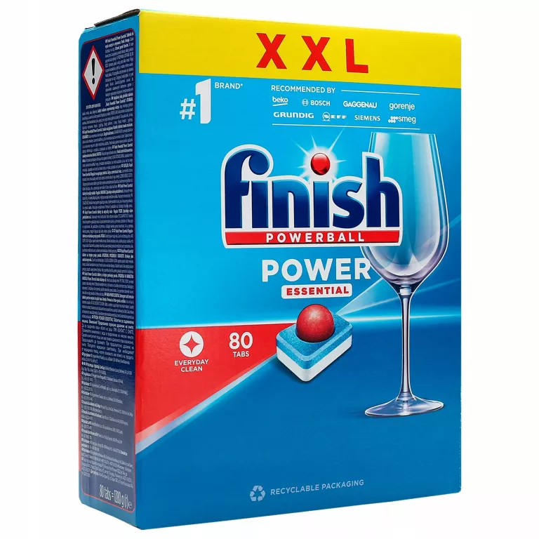 FINISH TABLETKI DO ZMYWARKI POWER ESSENTIAL FRESH 80 SZT.