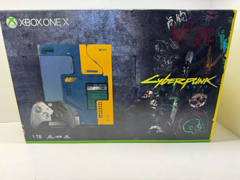 KONSOLA MICROSOFT XBOX ONE X CYBERPUNK 2077 EDITION  + PAD OD SERIES X