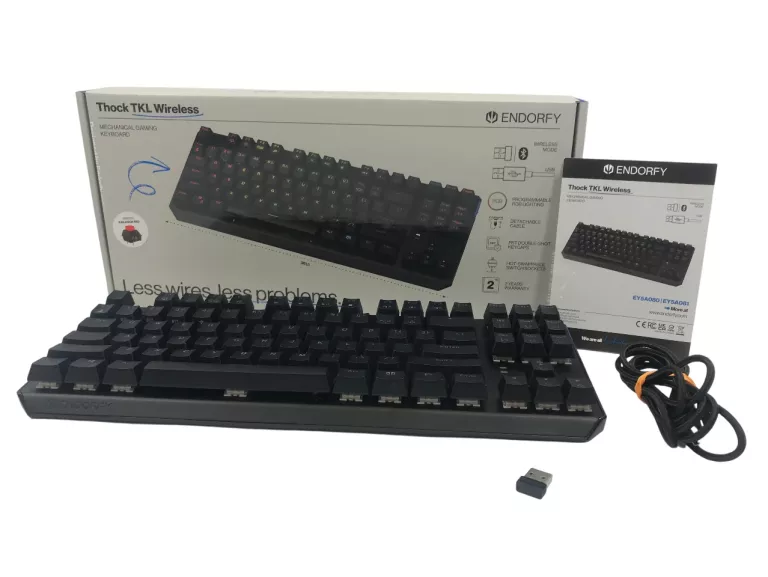 KLAWIATURA ENDORFY THOCK TKL WIRELESS MECHANICZNA GAMINGOWA