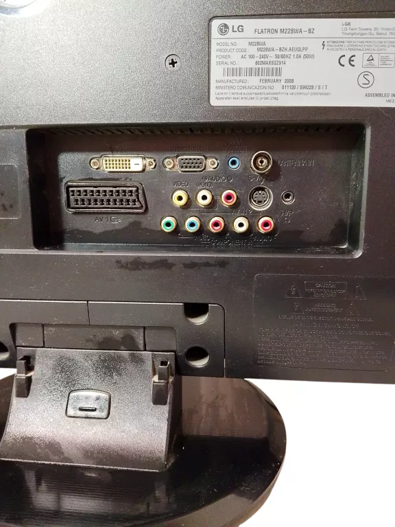 MONITOR LG M228WA