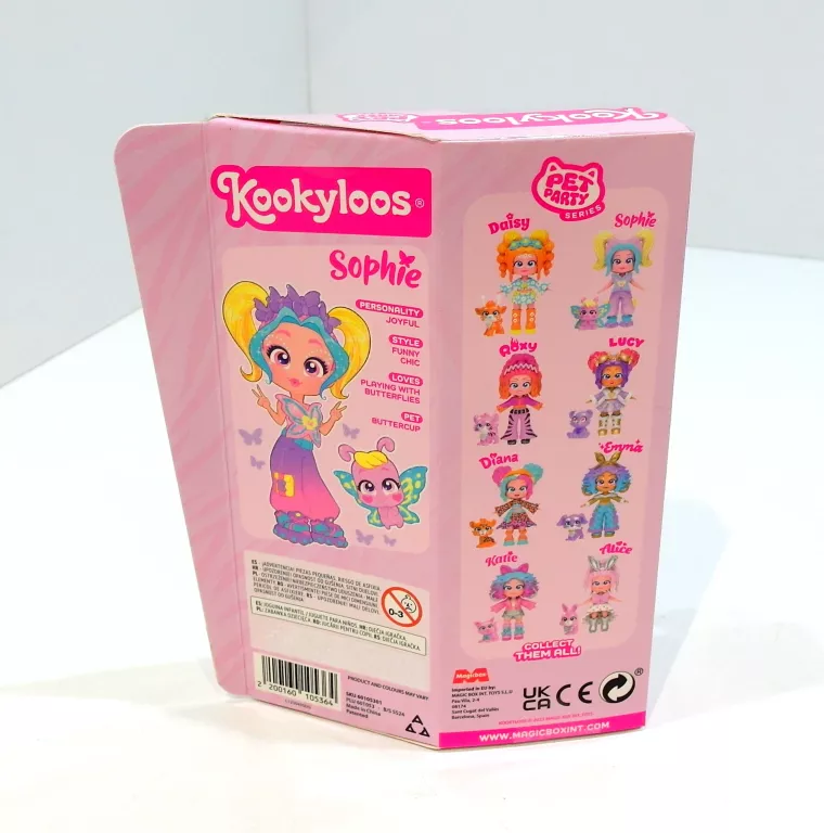 KOOKYLOOS PETS PARTY ZWIERZĄTKO LALKA, FIGURKA MIX