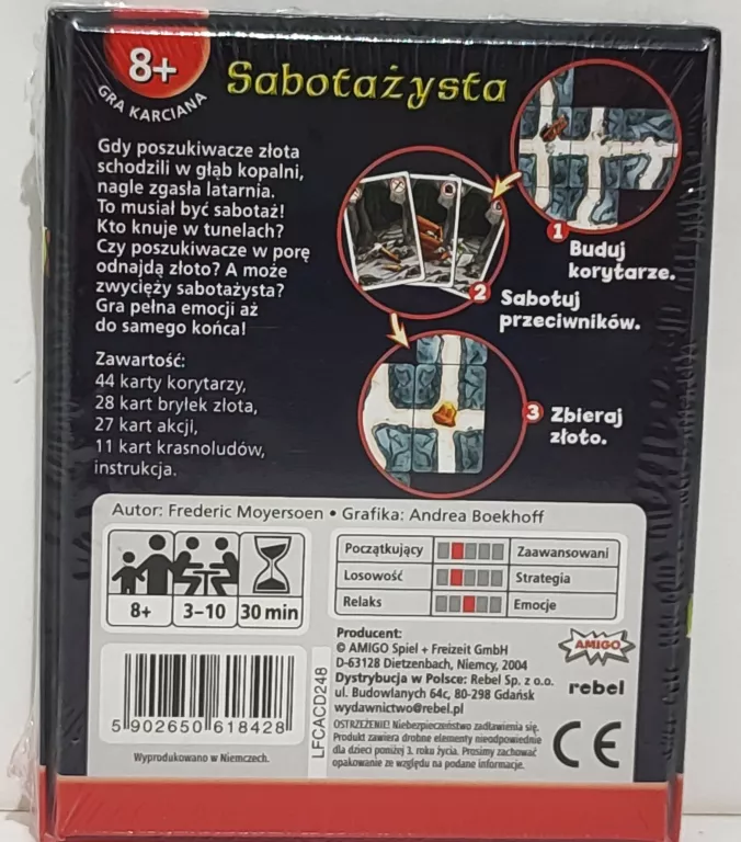 GRA KARCIANA SABOTAŻYSTA AMIGO