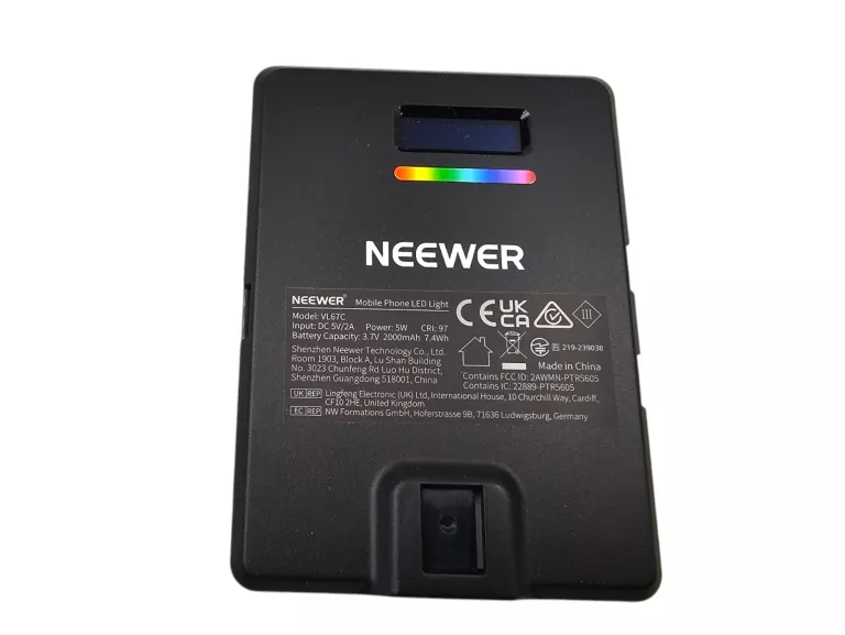 NEEWER VL67C LAMPA DO SELFIE LED 9400