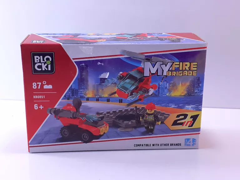 KLOCKI BLOCKI - MY FIRE BRIDGE 2 W 1 KB0851
