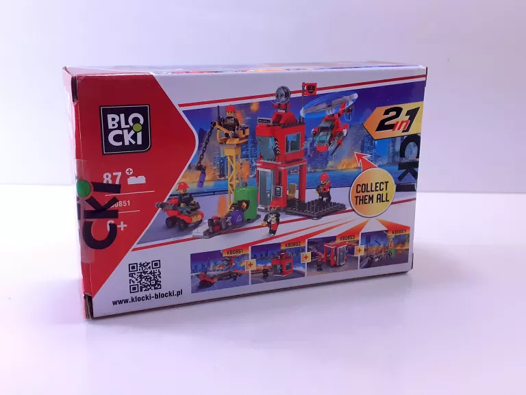 KLOCKI BLOCKI - MY FIRE BRIDGE 2 W 1 KB0851