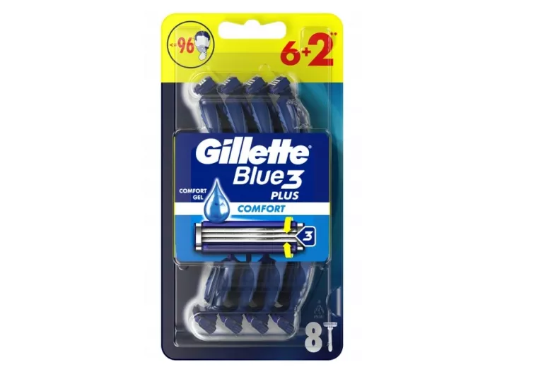 MASZYNKA DO GOLENIA GILLETTE BLUE 3 COMFORT 8 SZT.