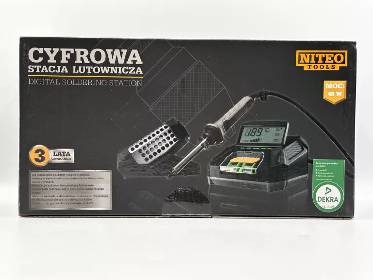 CYFROWA STACJA LUTOWNICZA NITEO TOOLS 48W ST0428-20