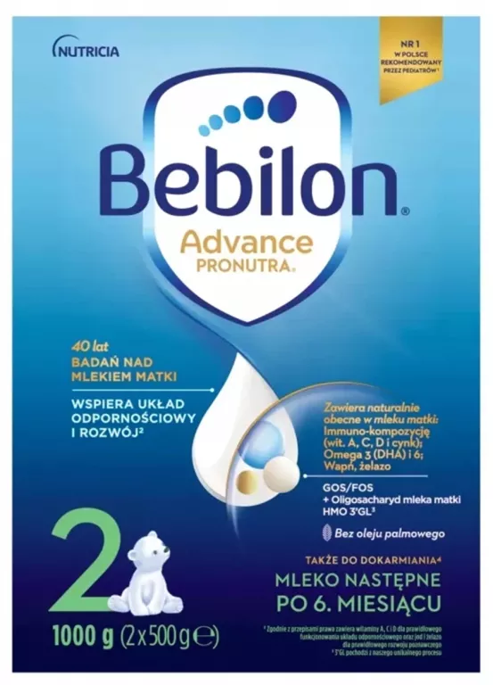 MLEKO BEBILON 2 ADVANCE PRONUTRA 1000 G 5900852920608