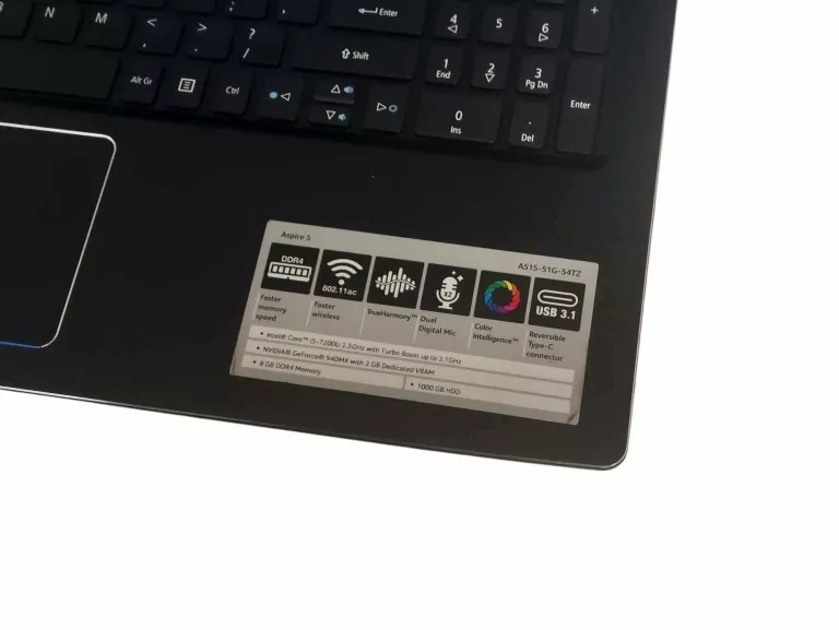 LAPTOP ACER ASPIRE A515-51G I5-7200U
