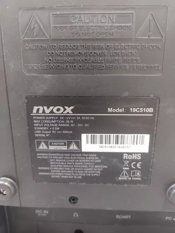 TELEWIZOR SAMOCHODOWY 19 CALI HD DVBT TIR 24V 230V