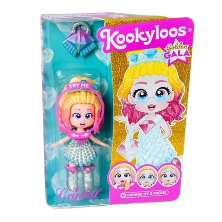KOOKYLOOS GOLDEN GALA LALKA CRYSTAL Z TOREBKĄ DIAMENTOWA DIVA
