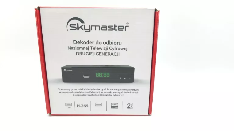 DEKODER DVBT SKYMASTER  STB M265 DVBT-2